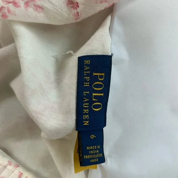 Floral Wrap Skirt - Cream and Pink - Picture 6 of 6